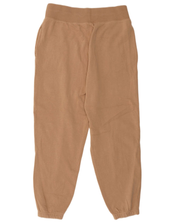Nike Mujer Chándal Pantalones Joggers UK 44 Medio Beige Algodón
