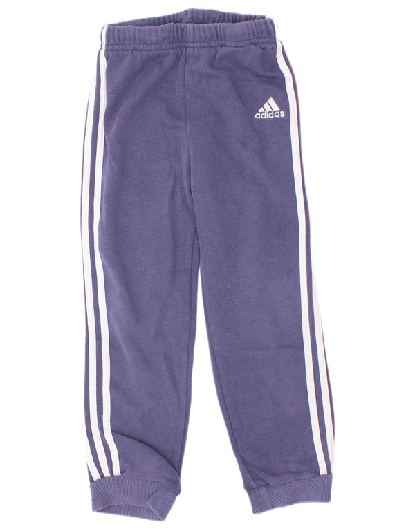 Adidas Pantalones de Chándal para niño Joggers 3-4 años Azul Marino Algodón
