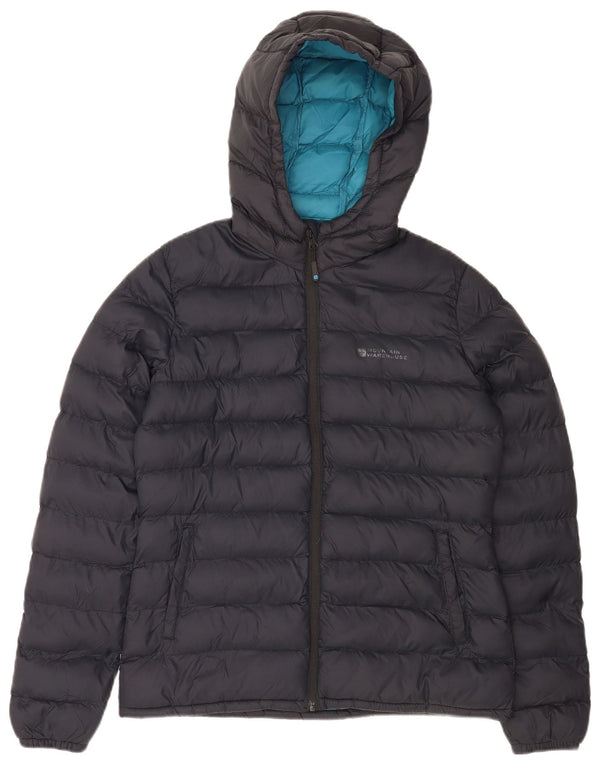 Mountain Warehouse Womens Hooded Padded Jacket UK 10 Small Navy Blue