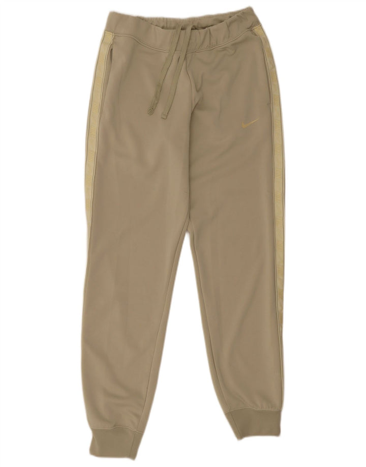 Nike Pantalones De Chándal Joggers Small Beige Colorblock Poliéster