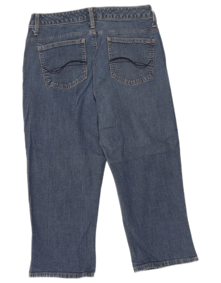 LEE Vaqueros Capri Mujer W30 L19 Azul