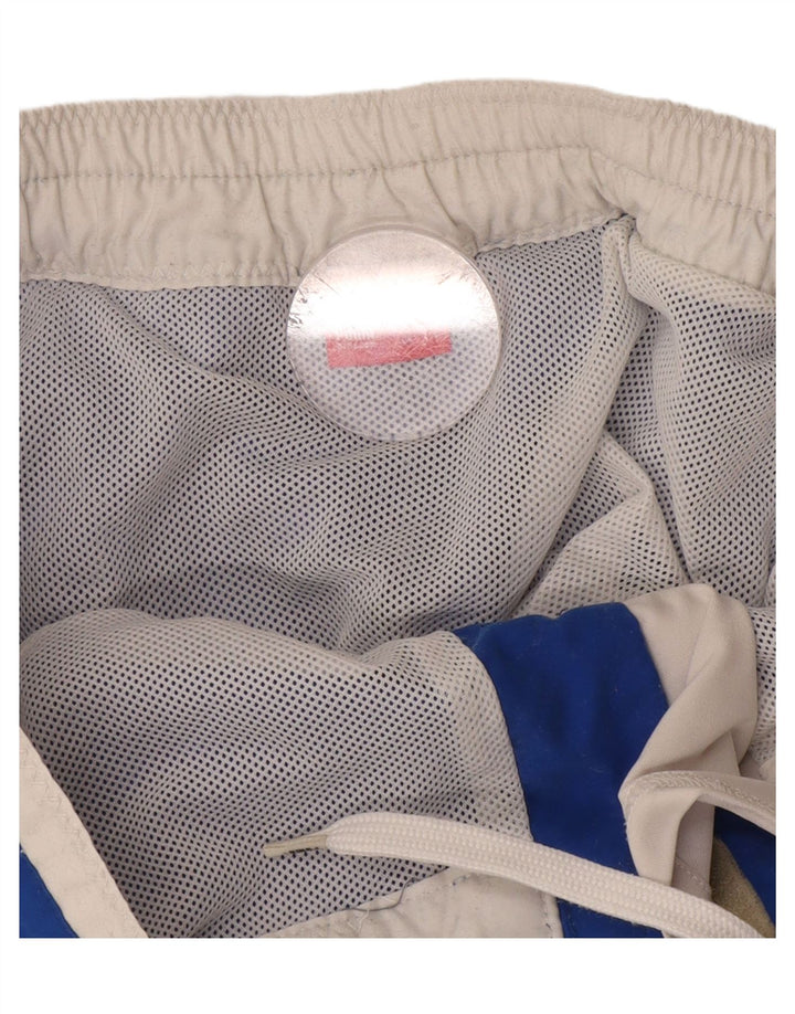 Puma Bañador con gráfico para hombre, talla grande, poliéster azul