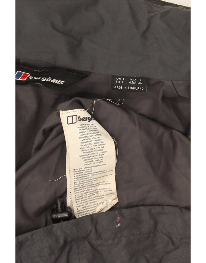 Berghaus Chaqueta impermeable con capucha para hombre UK 40 Large Poliamida azul marino