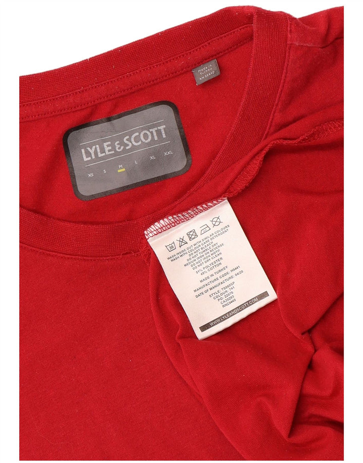 Camiseta Lyle & Scott Hombre Top Medium Rojo Poliéster