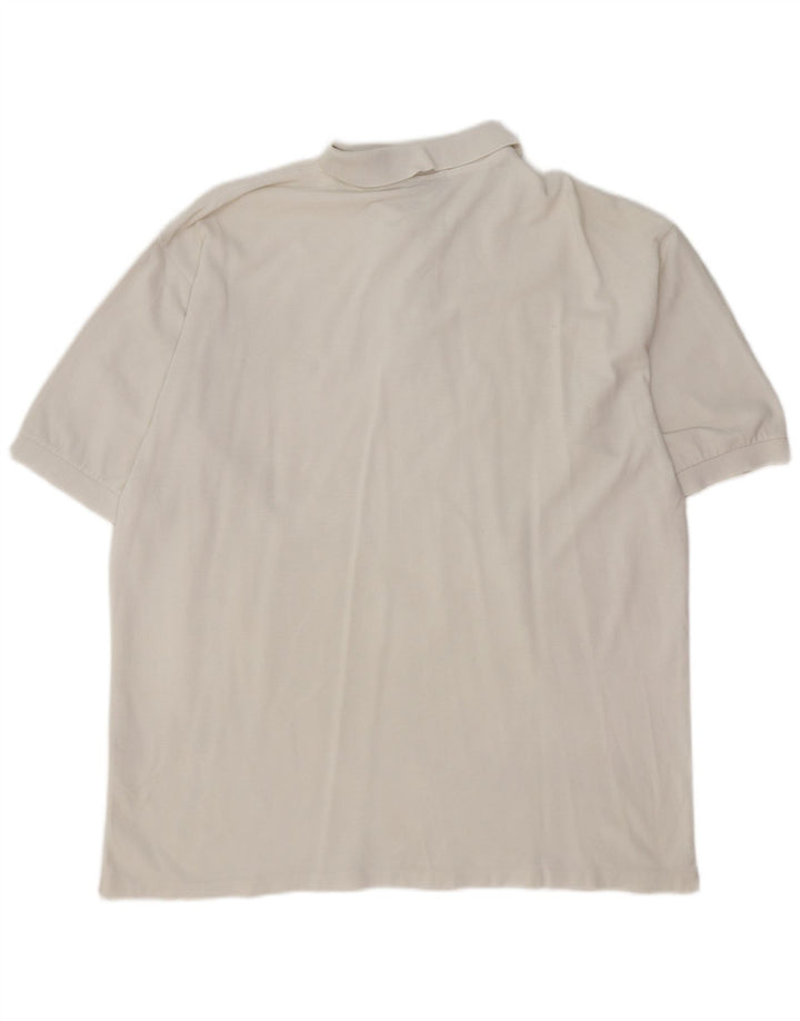 TRUSSARDI Polo Hombre XL Blanco Algodón