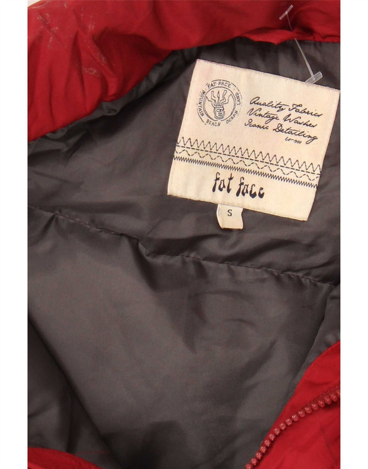 Chaqueta acolchada para hombre Fat Face UK 36 Small Rojo Poliéster