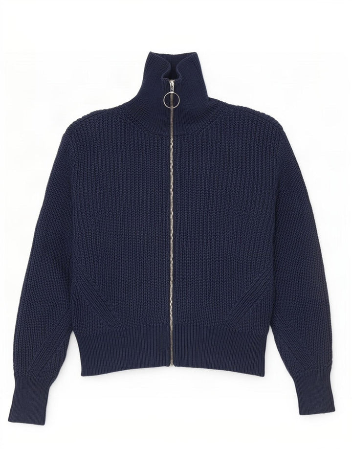 Marks & Spencer - Cárdigan corto para mujer, talla 40, tamaño mediano, azul marino