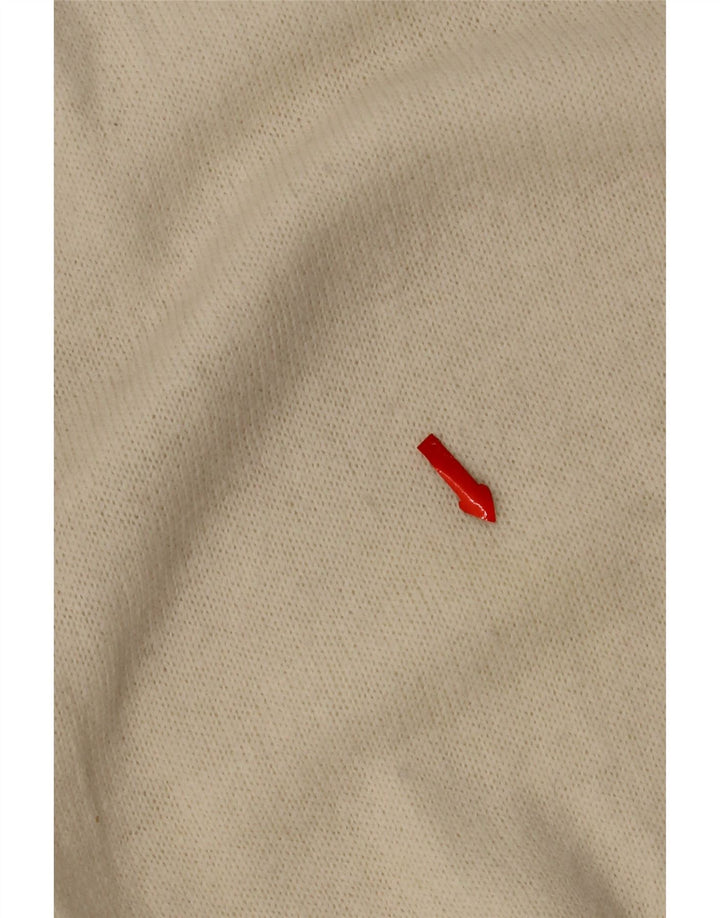Marks & Spencer Suéter tipo jersey con cuello vuelto para mujer Reino Unido 46 Grande Lana blanca