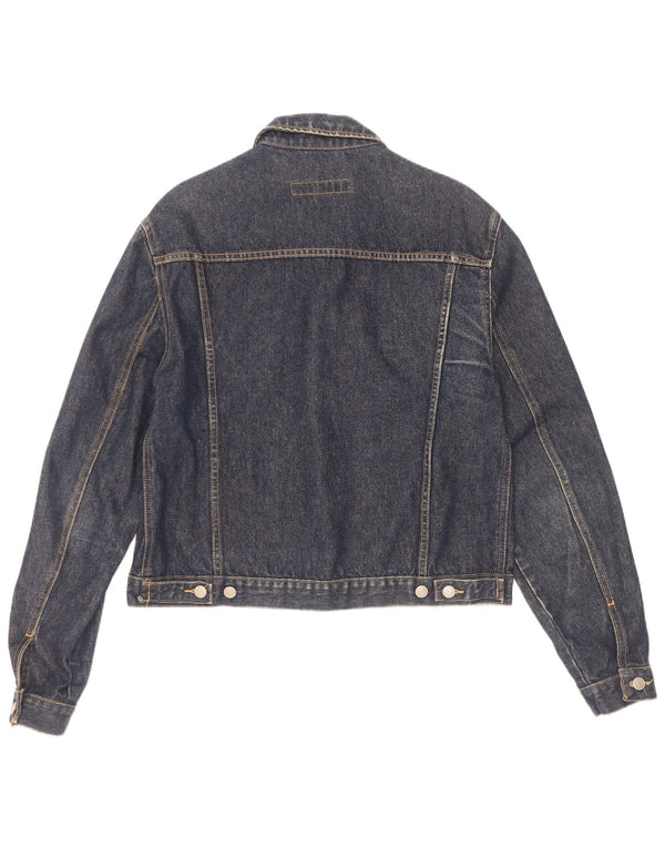 WPM Chaqueta Vaquera Mujer UK 40 XL Algodón Azul Marino