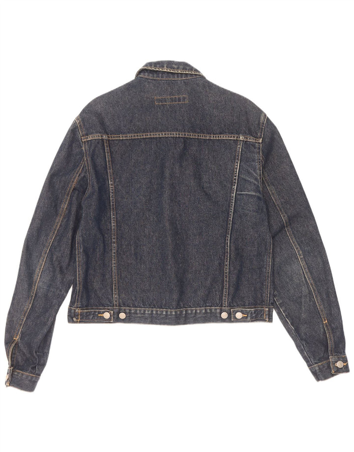 WPM Chaqueta Vaquera Mujer UK 40 XL Algodón Azul Marino