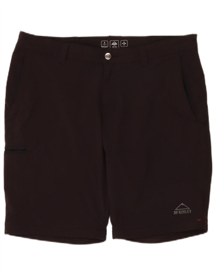 MC Kinley Pantalones cortos cargo para hombre W34 Grande Poliamida marrón