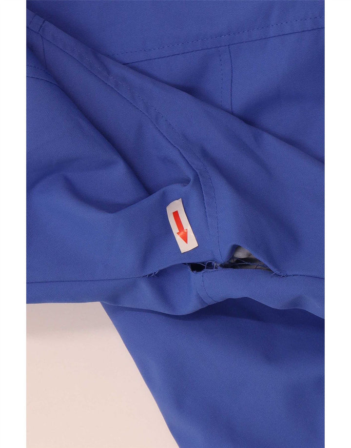 Crew Clothing Chaqueta impermeable con capucha para mujer UK 40 Poliéster azul grande