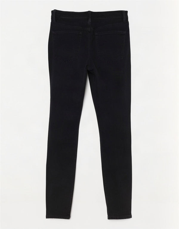 Pantalones casuales ajustados para mujer J Brand W28 L26 Azul marino Tencel