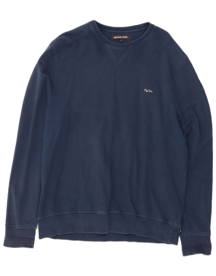 MICHAEL KORS Sudadera Hombre Jumper XL Azul Marino Algodón