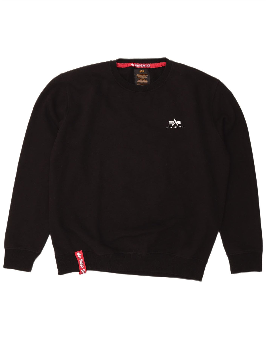 Alpha Industries Sudadera para hombre Jumper 2XL Algodón negro