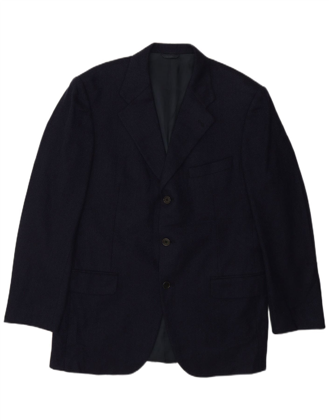 Burberry Chaqueta tipo blazer de 3 botones para hombre IT 50 Medium Azul marino Clásico