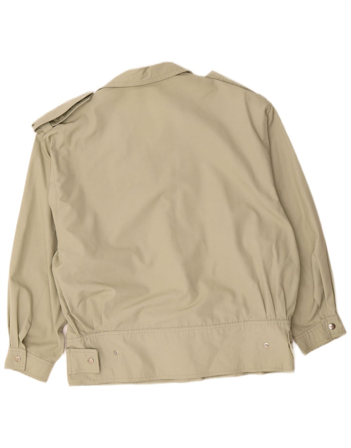 Vintage mujer chaqueta bomber militar Reino Unido 20 2XL caqui
