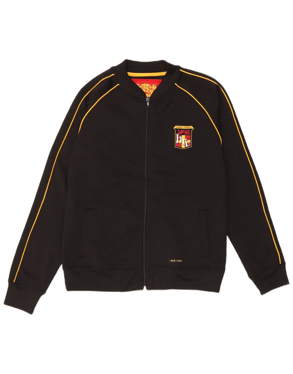 Hard Rock Cafe Chaqueta de Chándal New York para Mujer UK 40 XL Negro
