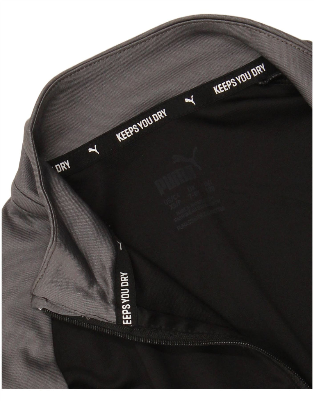 PUMA Camiseta de chándal con estampado gráfico para niños 7-8 años Bloque de color negro