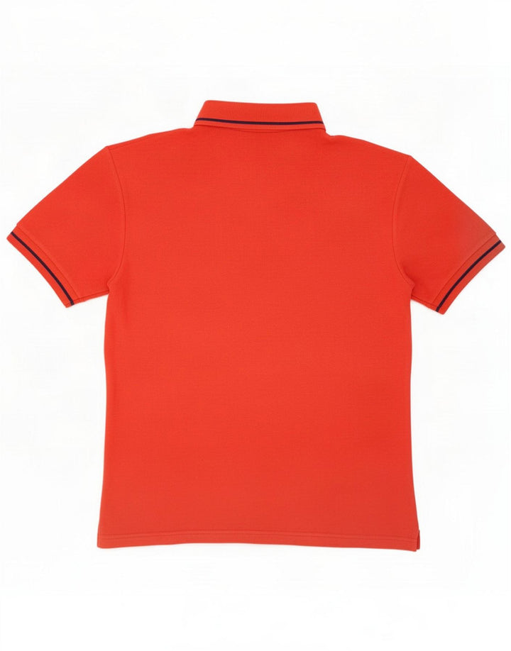 Fila Polo para hombre de algodón rojo grande