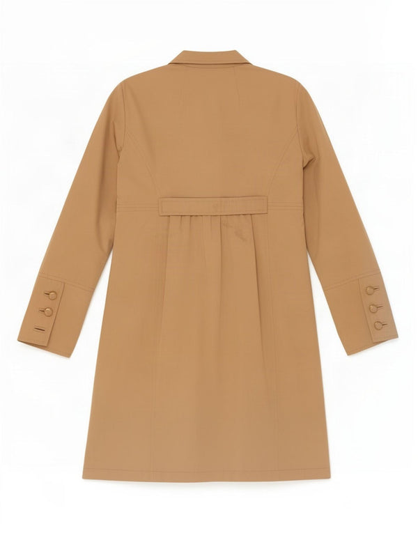 Intrend Abrigo para mujer UK 6 XS Beige Poliéster