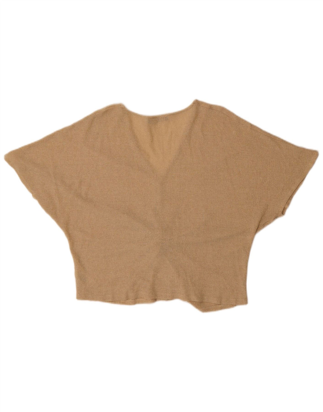 Marks & Spencer Blusa con alas de murciélago para mujer UK 46 Viscosa moteada en oro grande