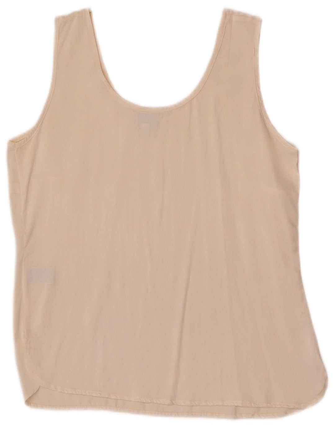 Silk and Soie Top sin mangas para mujer UK 10 Small White Silk