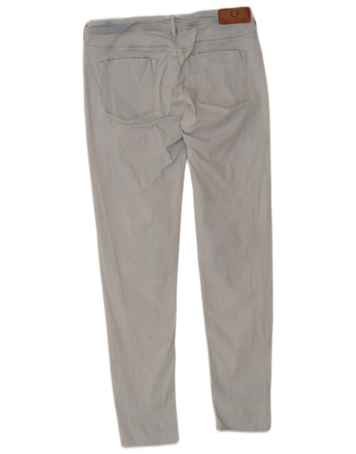 Fred Perry Vaqueros Pitillo Mujer W30 L30 Algodón Azul