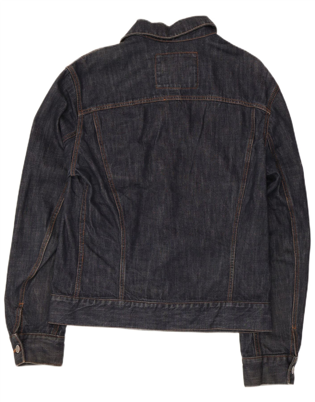 Zara Chaqueta vaquera para hombre UK 36 Small Azul marino Algodón