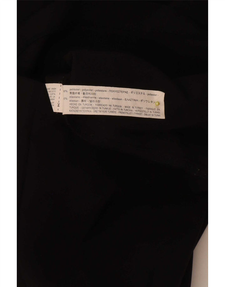 Zara Vestido recto para mujer UK 10 Small Poliéster negro
