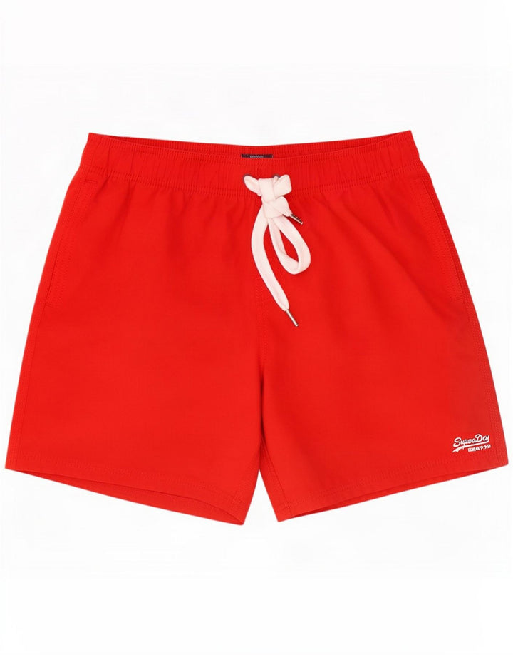 Superdry Shorts de baño para hombre Rojo mediano