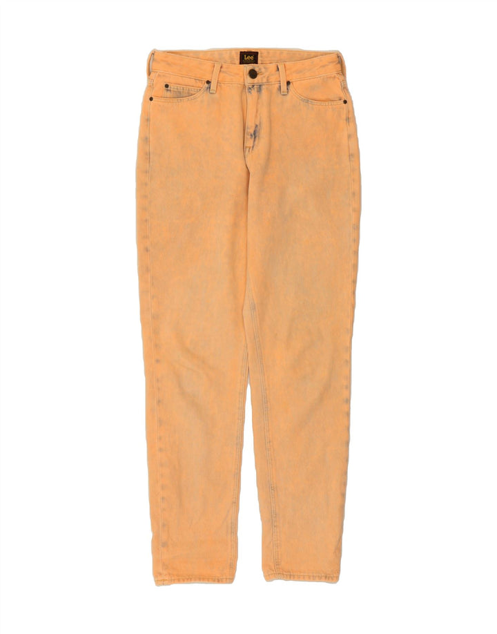 LEE Womens Mom Straight Jeans W28 L30  Orange Cotton Vintage Lee and Second-Hand Lee from Messina Hembry 