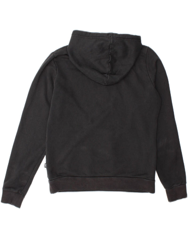 Puma Mujer Graphic Sudadera con capucha Jumper UK 10 Pequeño Algodón Negro