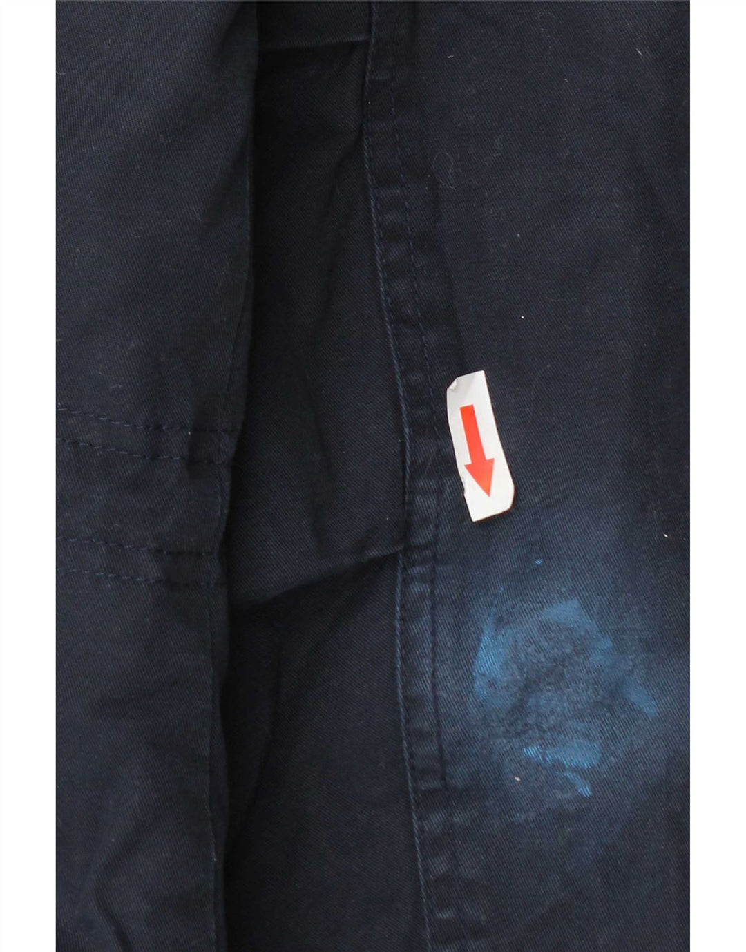 Marks & Spencer Chaqueta Parka Extragrande con Capucha para Hombre UK 8 Small Azul Marino