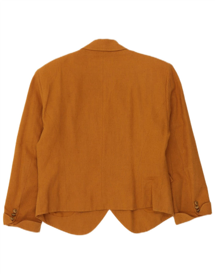 Recién llegado, chaqueta tipo blazer con doble botonadura para mujer, Reino Unido 44, lana beige mediana