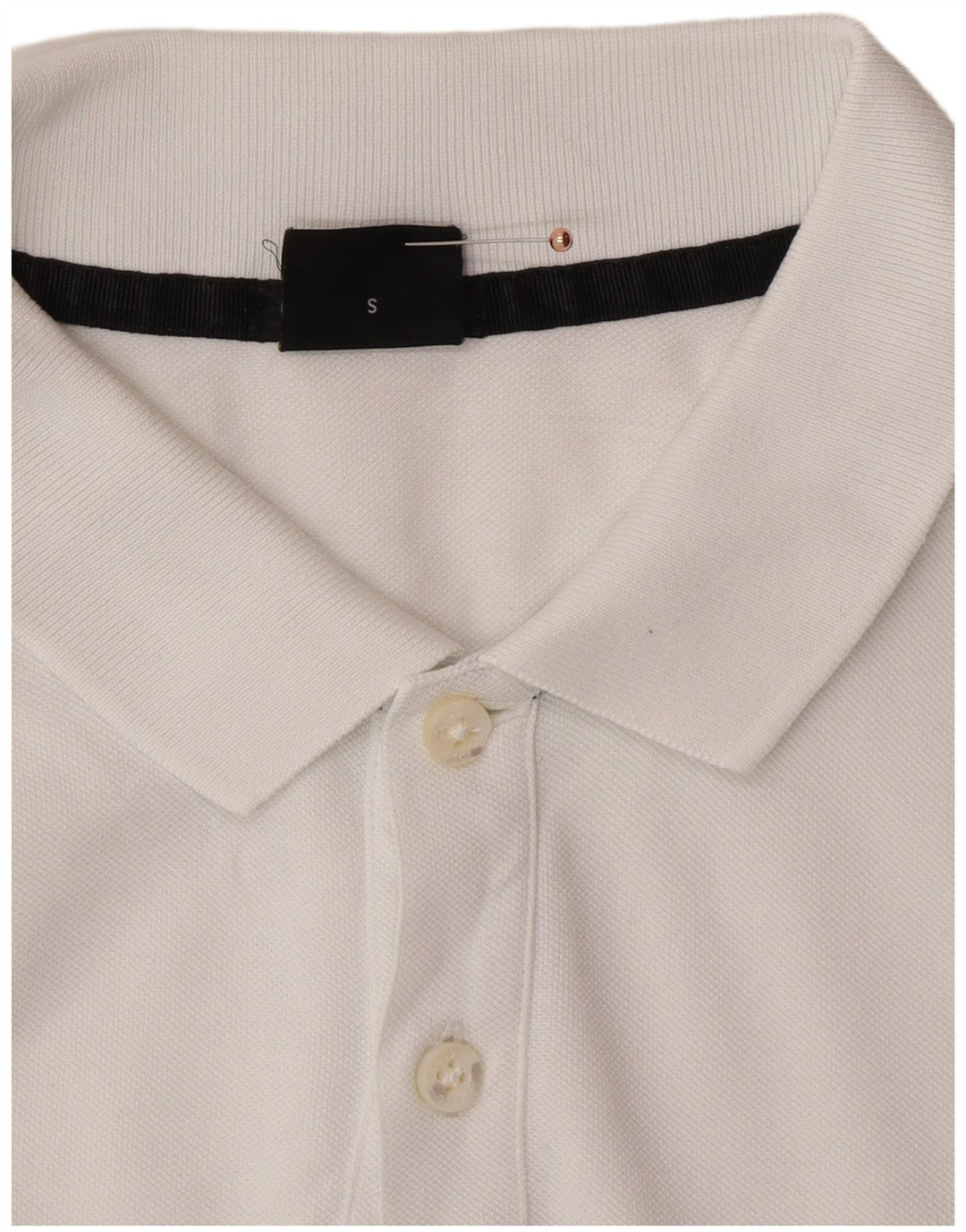 HUGO BOSS Polo de corte regular para hombre pequeño blanco