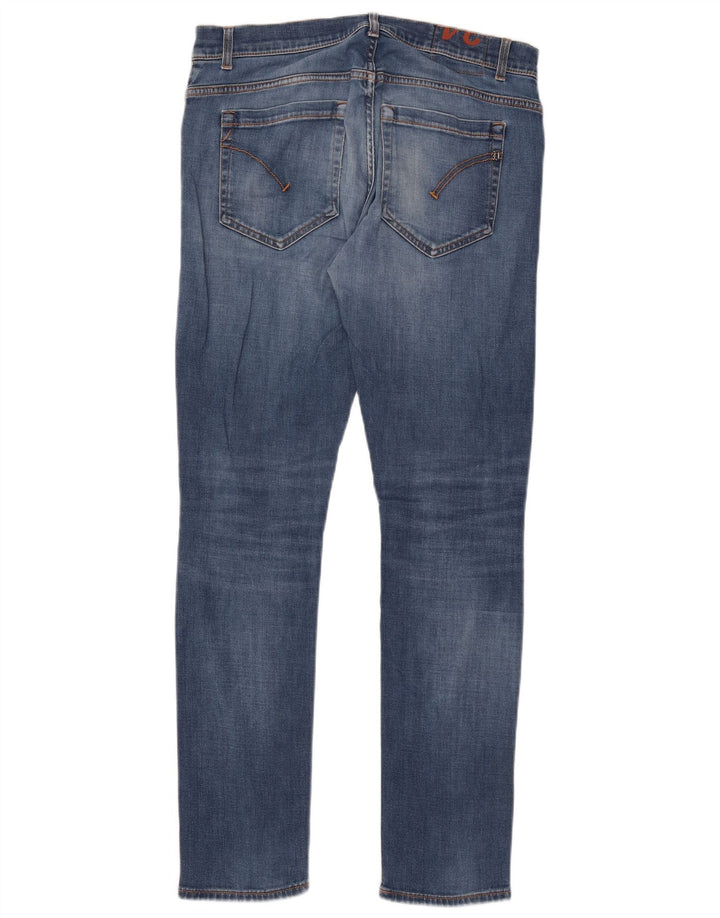 Dondup Hombre George Skinny Jeans W34 L32 Algodón Azul