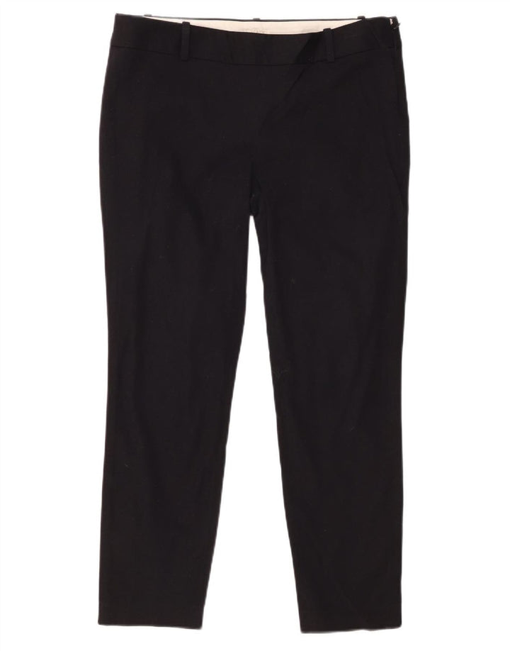 J. CREW Pantalones cortos elásticos y ajustados para mujer US 8 Medium W30 L26 Negro
