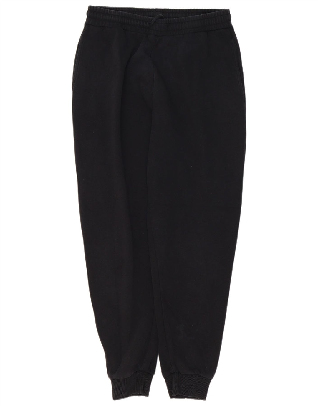 Zara Hombre Pantalones De Chándal Joggers Medium Negro Algodón
