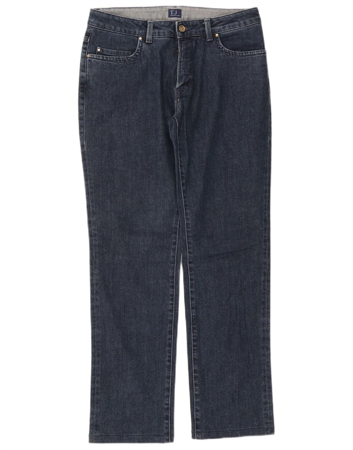 Vaqueros Trussardi Mujer Rectos W30 L30 Azul Algodón