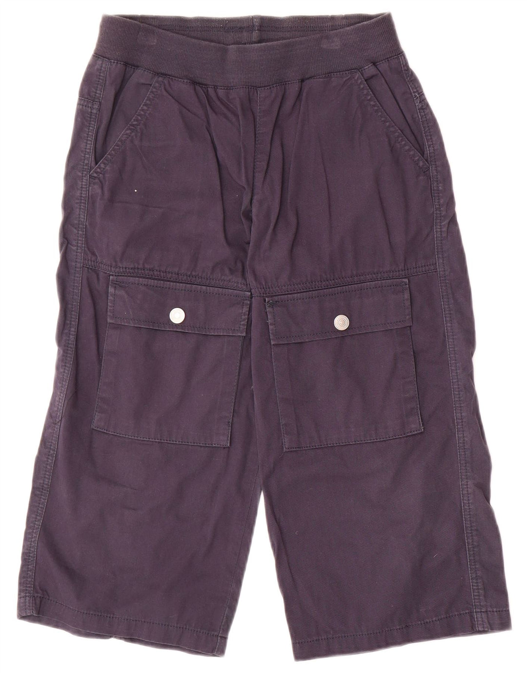 BENETTON Pantalones cargo gráficos para niños 10-11 años XL W28 L18 Azul marino
