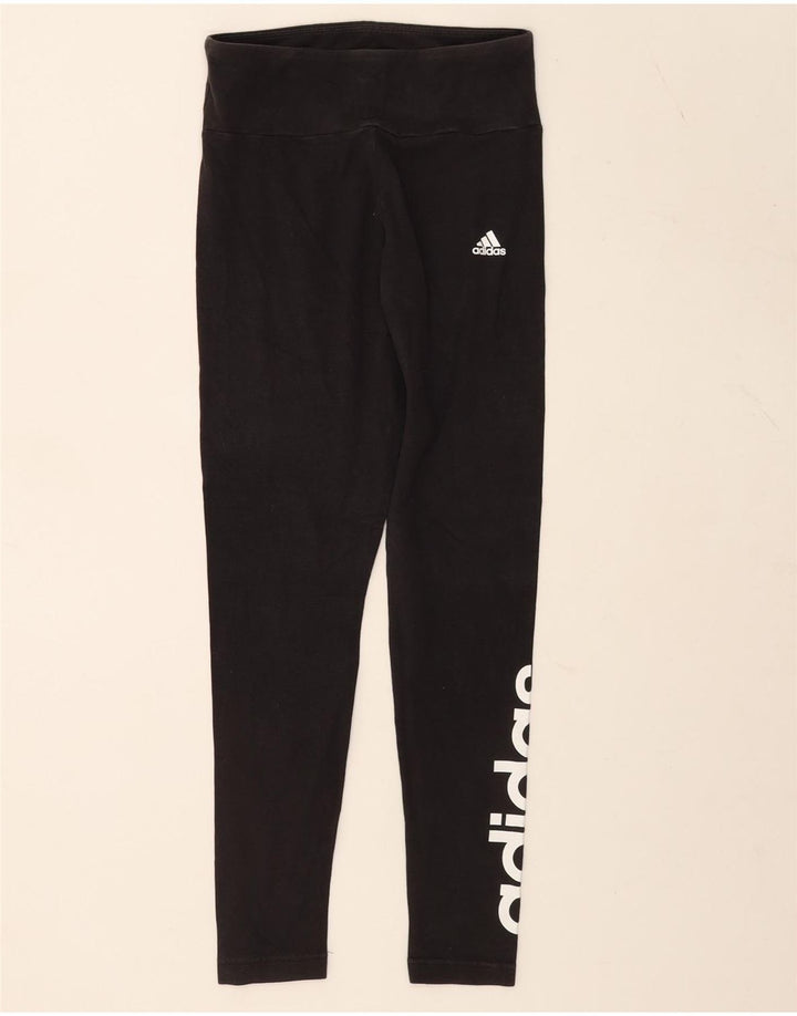 Adidas Leggings gráficos para mujer Reino Unido 8/10 Pequeño Negro