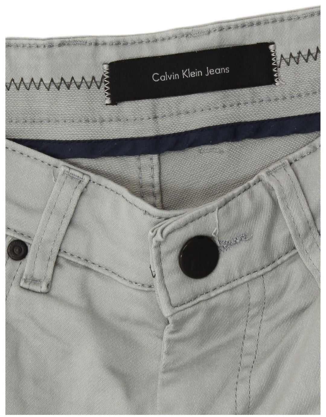 Calvin Klein Jeans ajustados para hombre W32 L30 Algodón azul