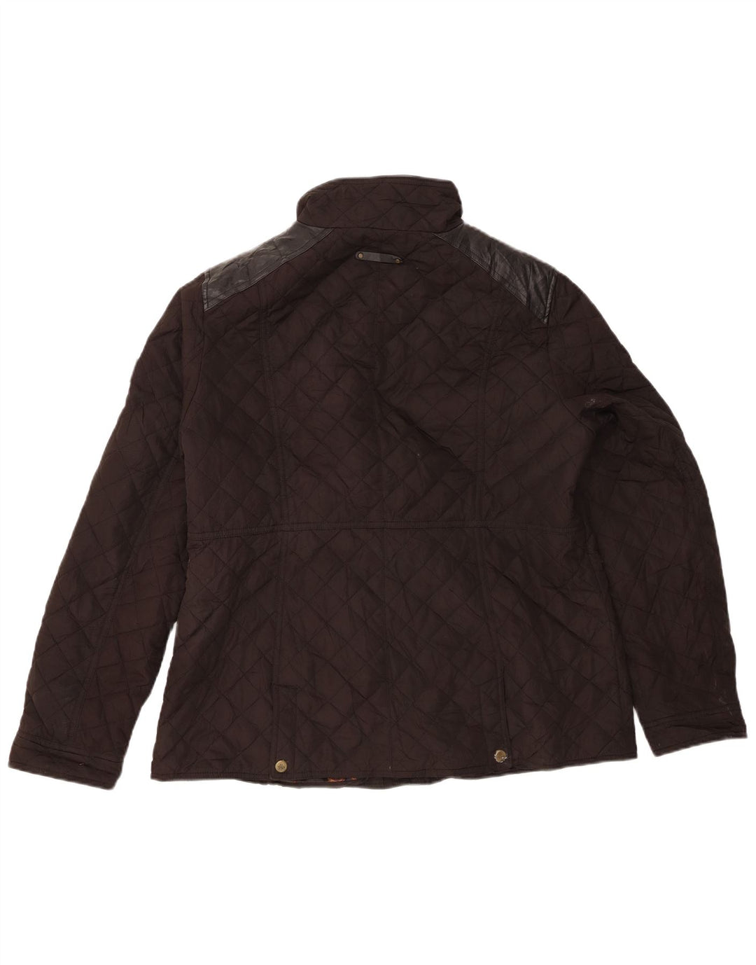 Ralph Lauren Chaqueta acolchada para mujer Reino Unido 14 Grande Poliéster marrón