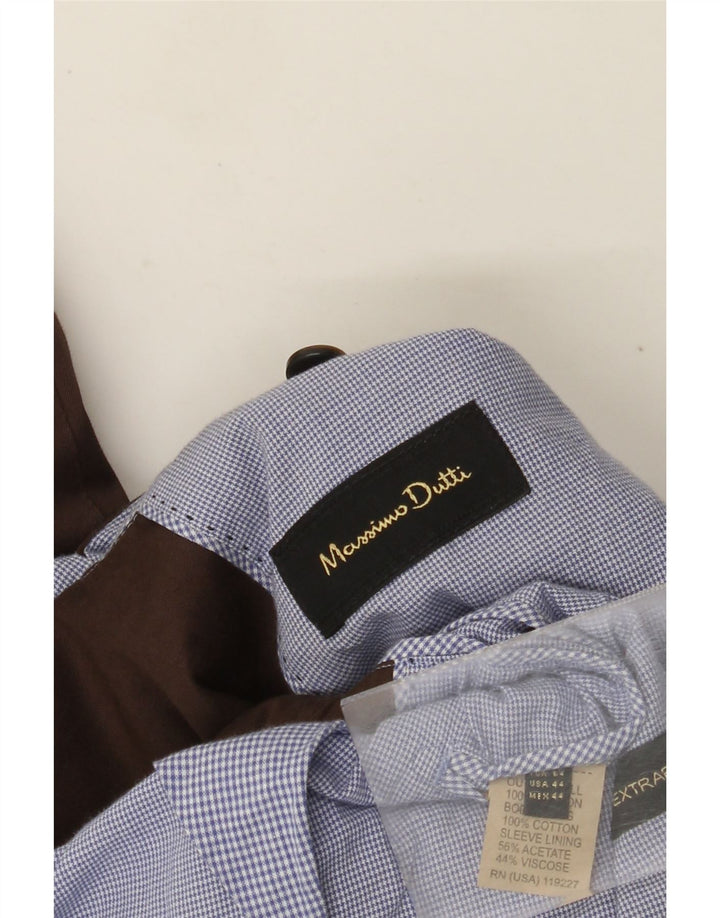 Massimo Dutti Chaqueta Blazer De 2 Botones Hombre EU 54 XL Marrón Algodón