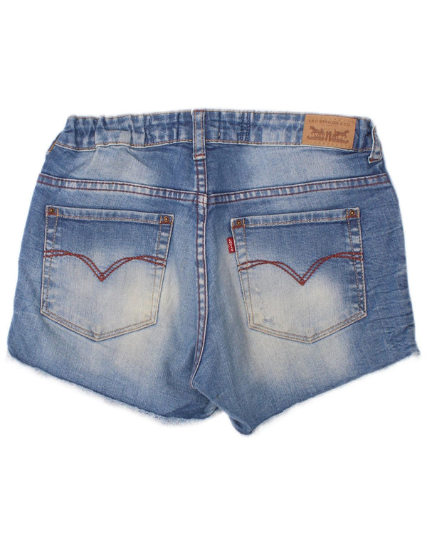 Levi's Shorts vaqueros desgastados para niña 13-14 años W26 Algodón azul