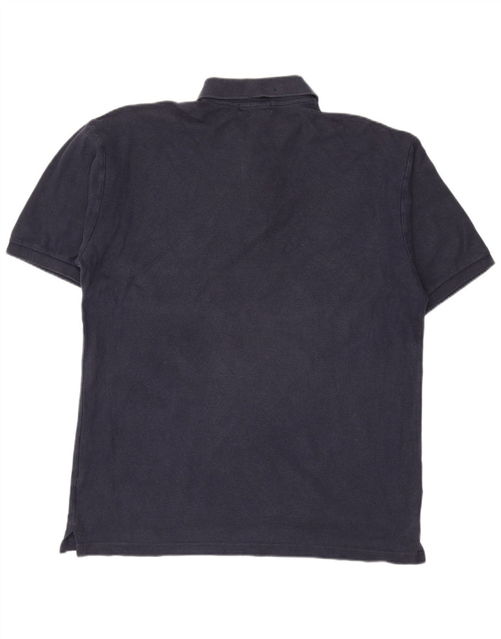 FILA Polo para hombre IT 52 Large Azul marino Algodón