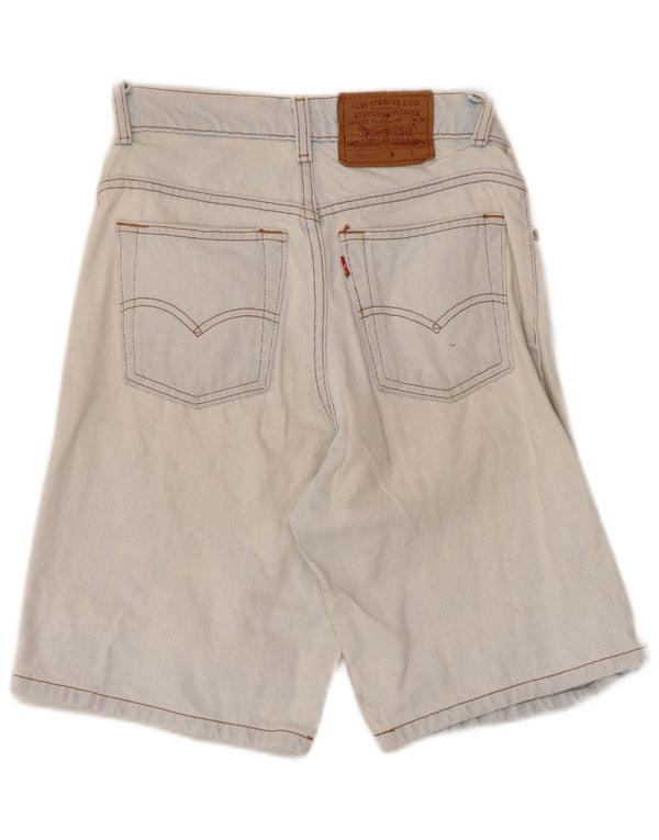 Levi's 550 pantalones cortos de mezclilla para mujer US 5 pequeño W25 algodón azul