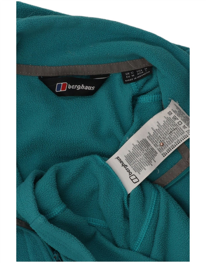 Berghaus Chaqueta polar para mujer UK 42 Poliéster turquesa mediano