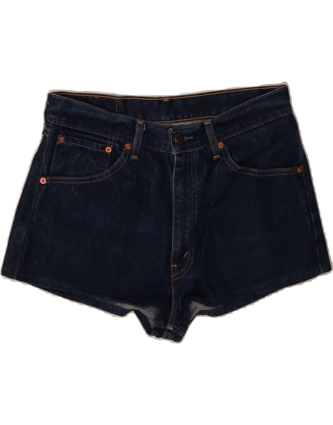 LEVI'S Womens 521 Denim Shorts W34 Large Blue Cotton Vintage Levi's and Second-Hand Levi's from Messina Hembry 
